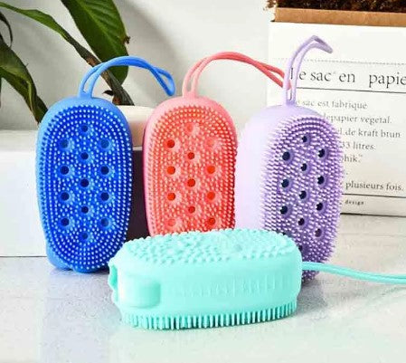 Sponge Silicone Bath Mitt