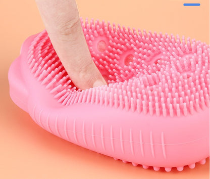 Sponge Silicone Bath Mitt