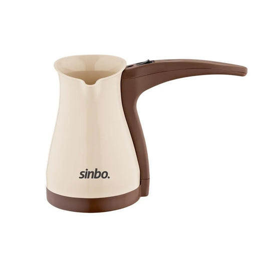 SİNBO SCM-2928 ELECTRIC COFFEE POT PLASTIC TURKISH COFFEE MAKER STAINLESS STEEL CONCEALED HEATING ELEMENT (5347)