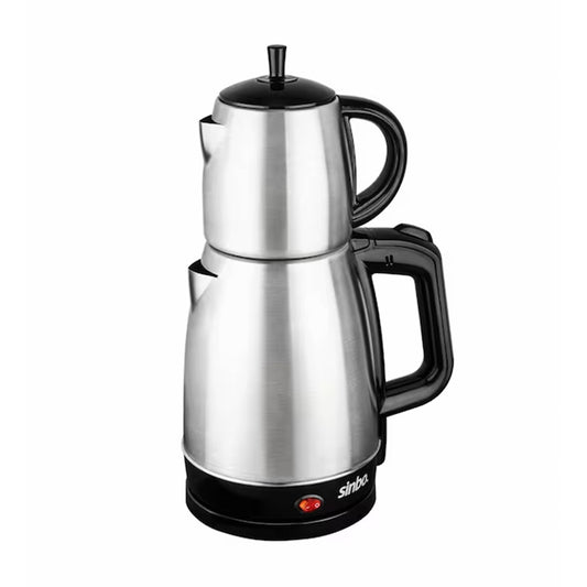 SİNBO STM-5831 ELEKTRİKLİ ÇELİK ÇAY MAKİNESİ ÇAYCI 1.7LT + 0.7LT ÇAY SÜZGEÇLİ (5347)