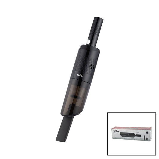 SINBO SVC-8630 CAR HANDHELD VACUUM CLEANER CIGARETTE LIGHTER CHARGING MINI - PORTABLE HEPA FILTER - 2 NOZZLES - 4000mAH BATTERY (5347)