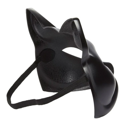 Black Color Luxury Cat Mask 12x13 cm (5347)