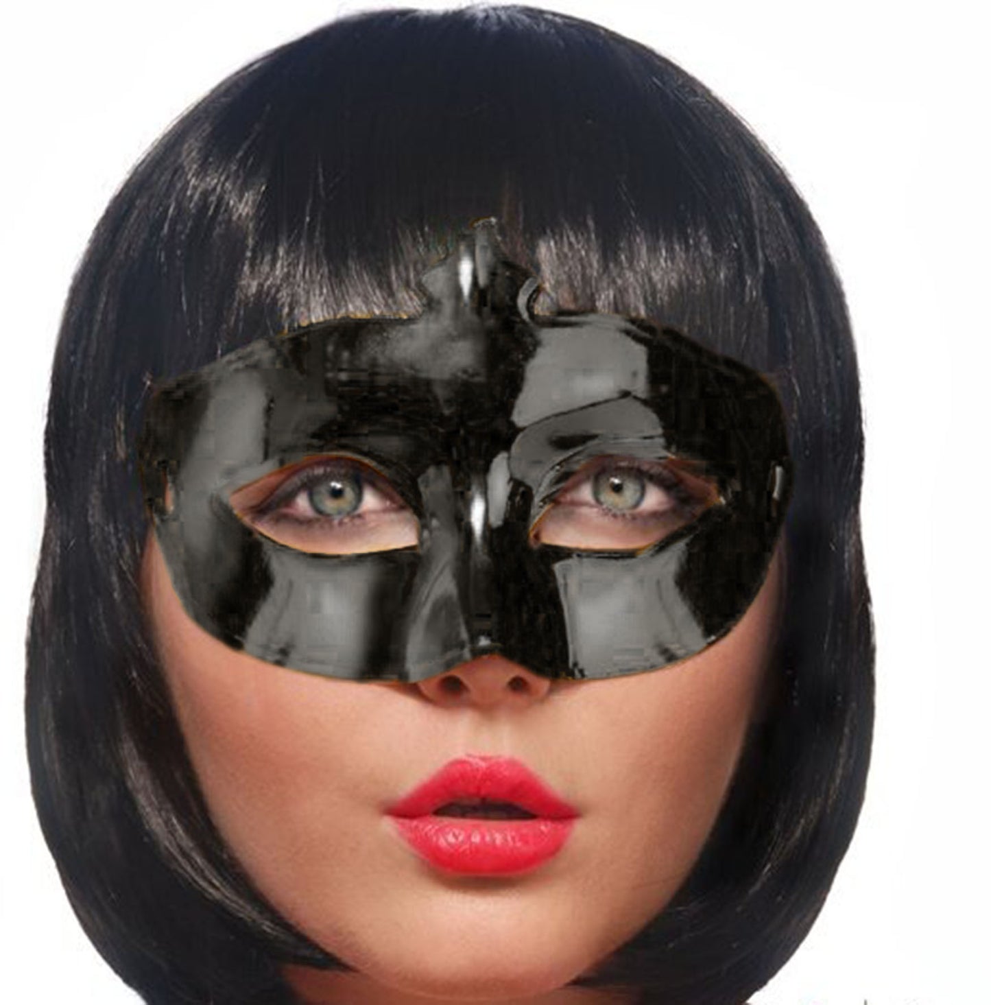 Black Color Masquerade Costume Party Venetian Ball Mask (5347)