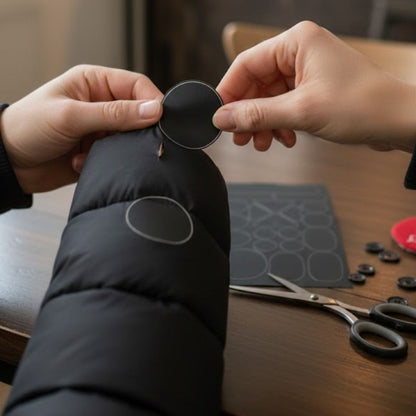 Black Adhesive Patch Tapes - Strong Repair Tape for Hole Sealing, Tears and Abrasions (5347)
