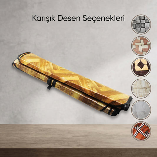 Zemin Koruyucu Soba Muşambası - 100x115 cm - Biyeli Kenar