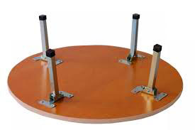TABLE LEG COMPLETE METAL 20CM - 1 PIECE SHIPPED (5347)