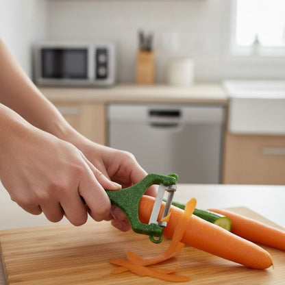 Solingen Steel Small Fruit and Vegetable Peeler - Sharp Stainless Peeling Tool (5347)