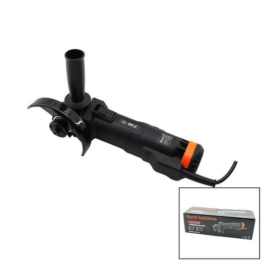 SPRAL TAŞLAMA  1200W  SİYAH - TURUNCU  11000/min - 125mm BLL-02 (5347)