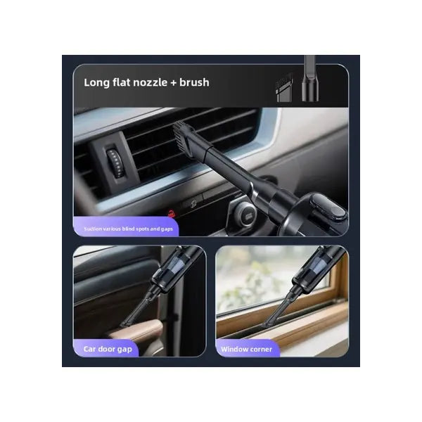 Rechargeable Car Vacuum Cleaner with Digital Display