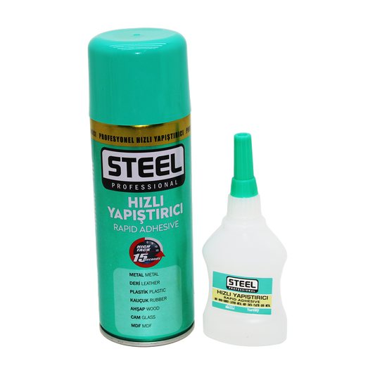 STEEL 400ML+60GR BÜYÜK HIZLI YAPIŞTIRICI (5347)