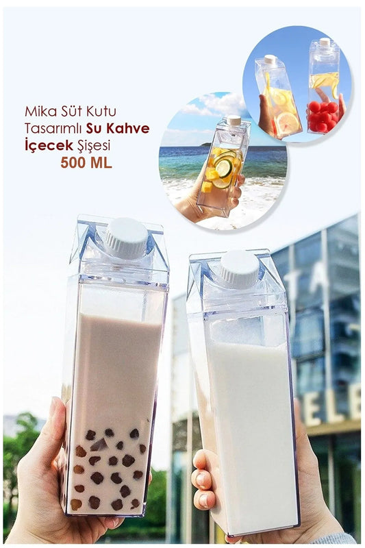 Milk Carton Designed Drink Bottle