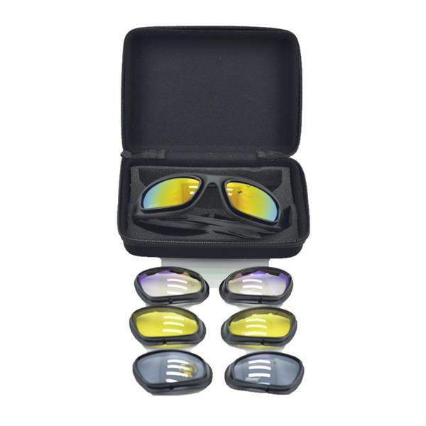 Multi-Lens Tactical Goggles Set