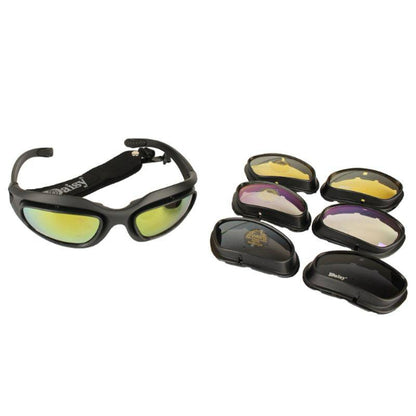 Multi-Lens Tactical Goggles Set