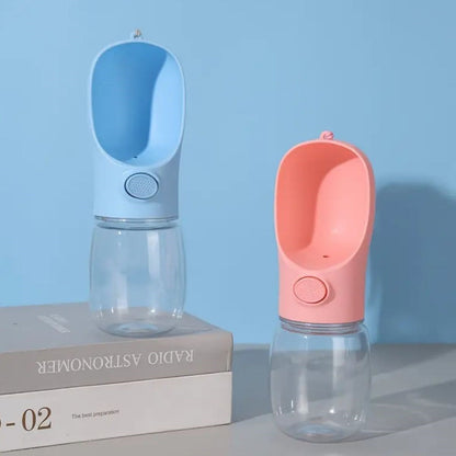 350 ml Portable Pet Water Bottle with Push Button (5347)