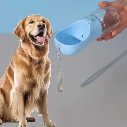 350 ml Portable Pet Water Bottle with Push Button (5347)