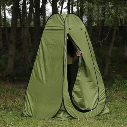 Tek Kişilik Yarı Otomatik Portatif Giyinme Kabini Çadırı - Plaj, Kamp, Duş ve Soyunma Kabini Outdoor Çadır 120x120x190 cm (5347)