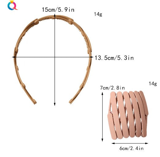 Foldable Crown Hair Clip