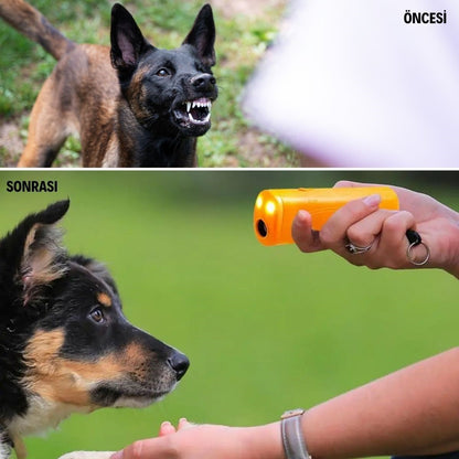 Ultrasonik Köpeksavar Köpek Kovucu Köpek Kornası Eğitim Cihazı (5347)