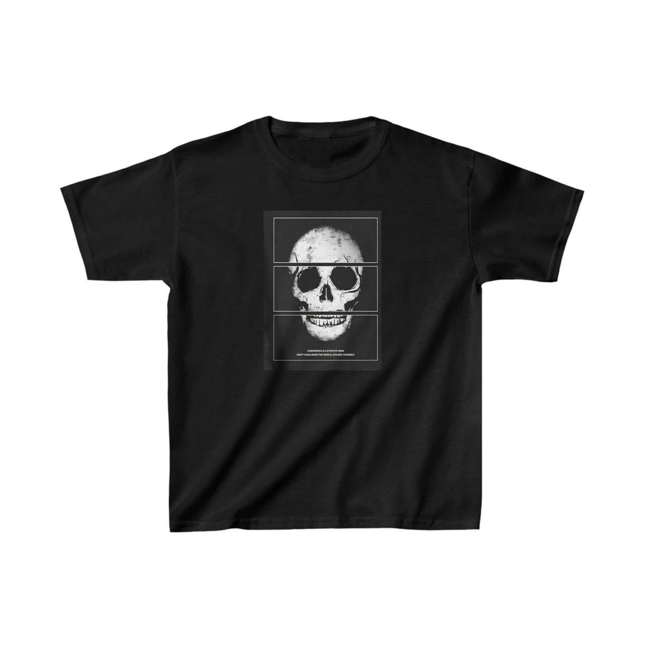 Unisex Kids' Printed T-Shirt - Black