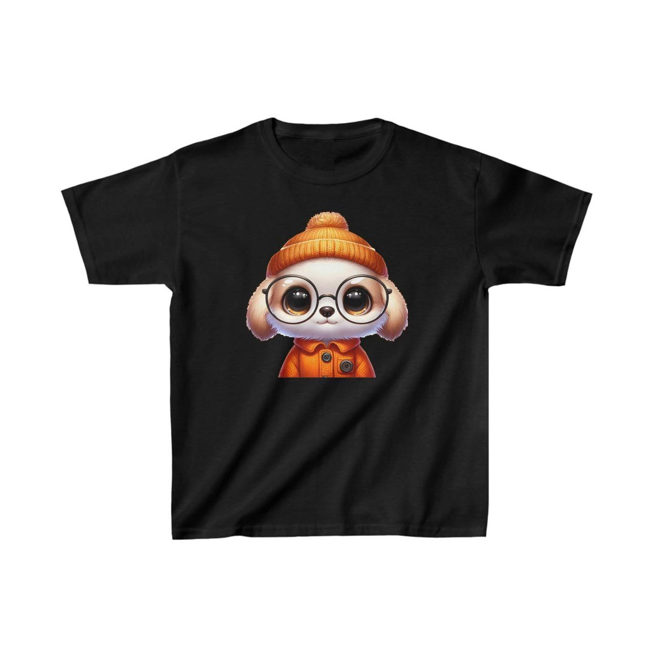 Unisex Kids' Printed T-Shirt - Black