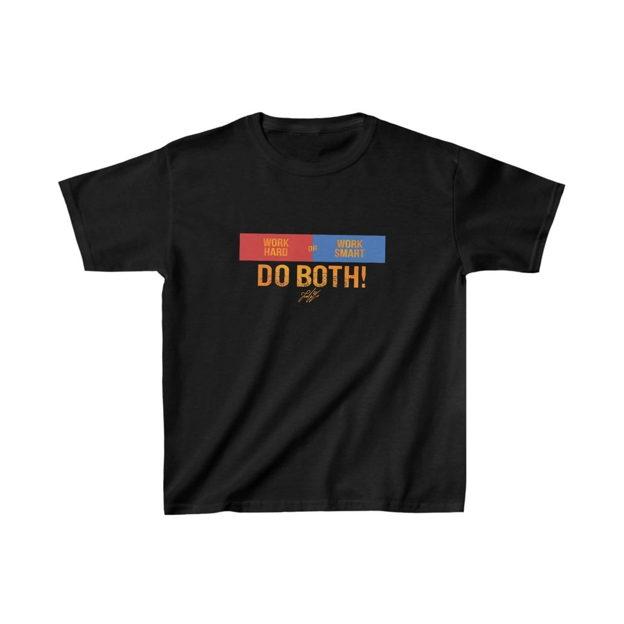 Unisex Kids' Printed T-Shirt - Black