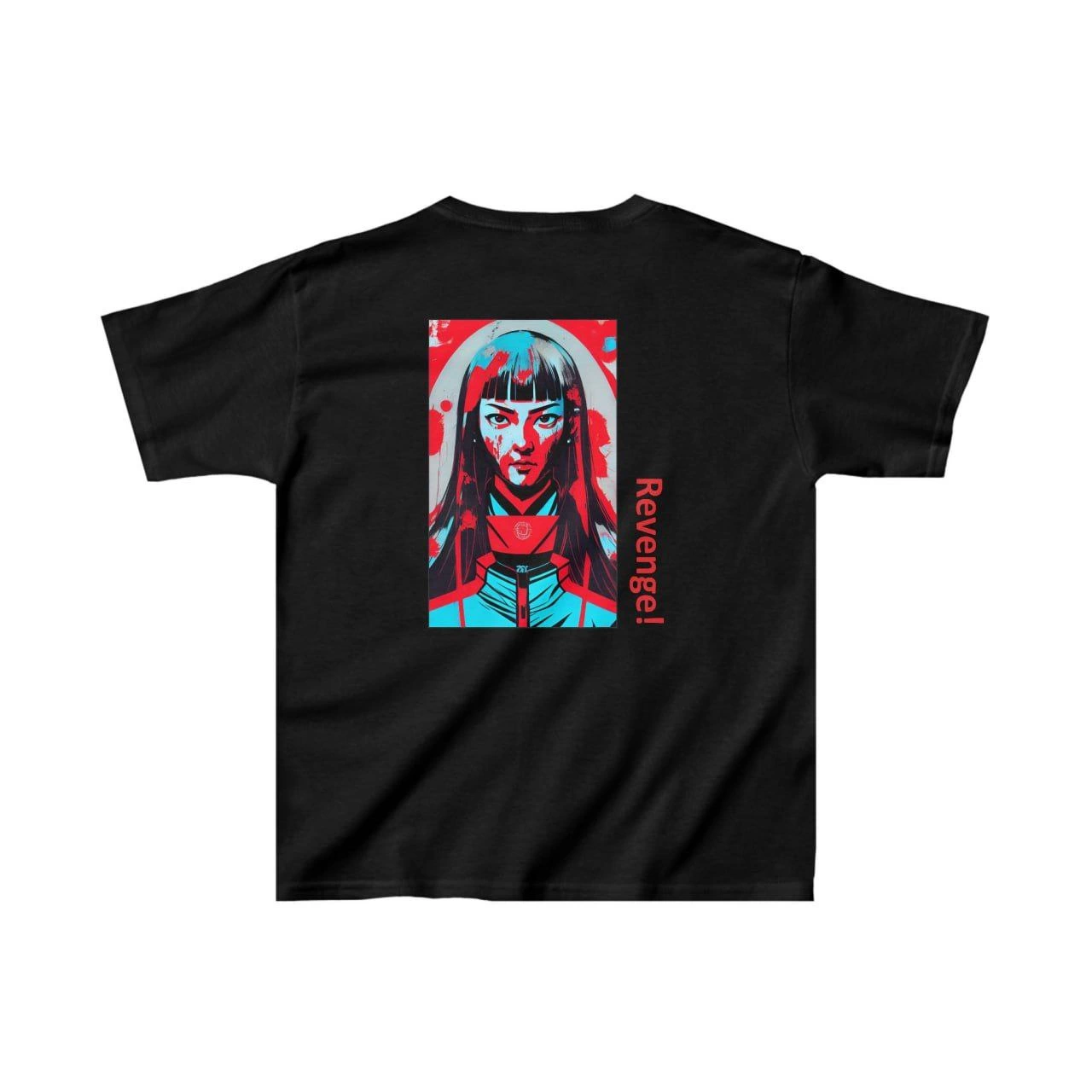 Unisex Kids' Printed T-Shirt - Black