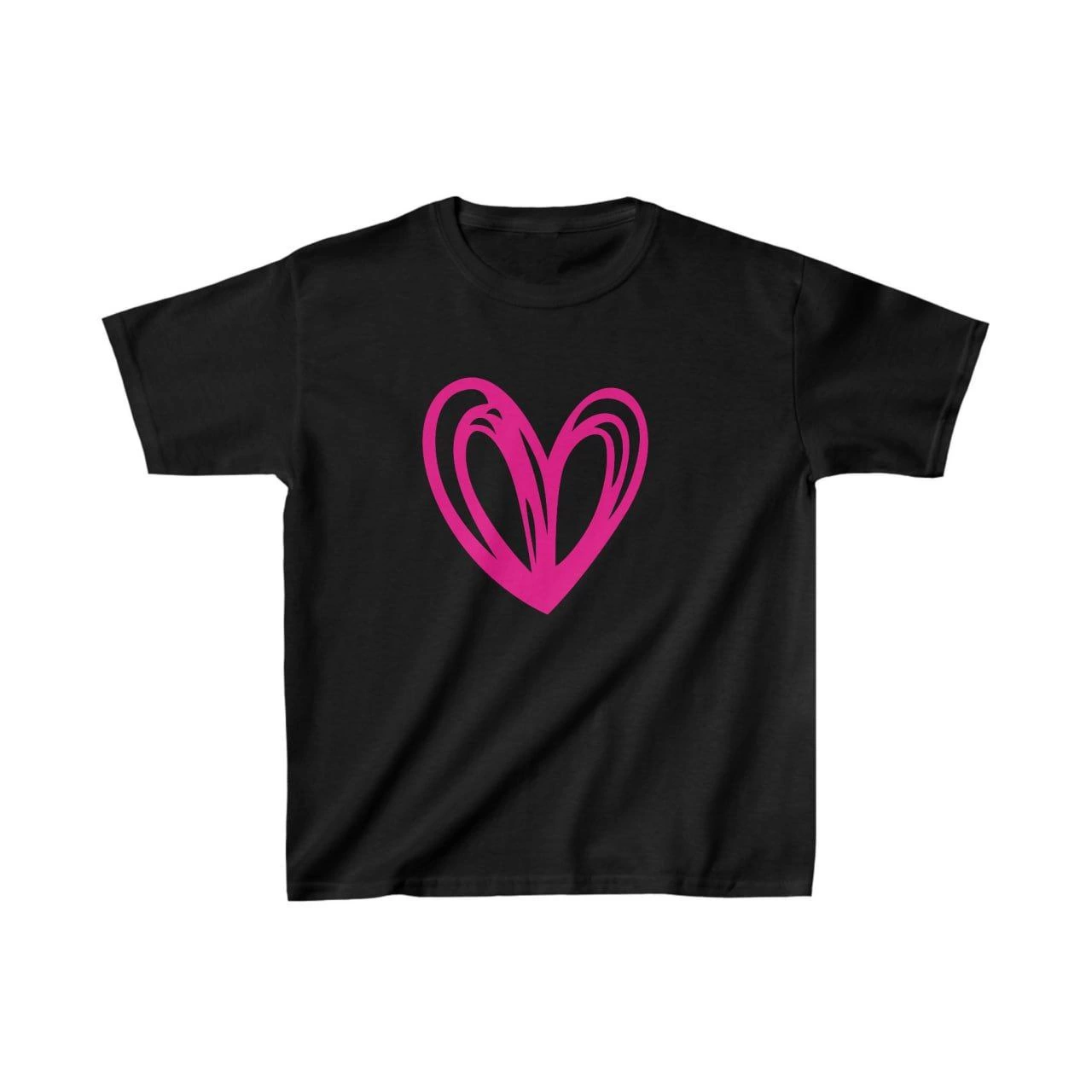 Unisex Kids' Printed T-Shirt - Black