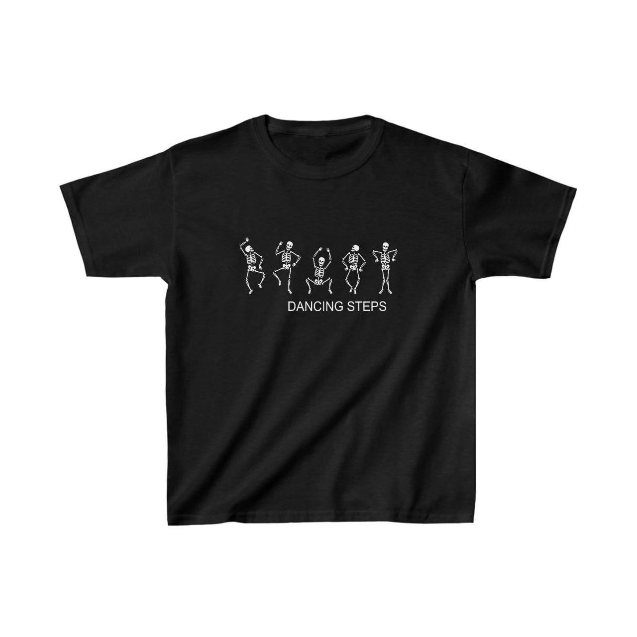 Unisex Kids' Printed T-Shirt - Black