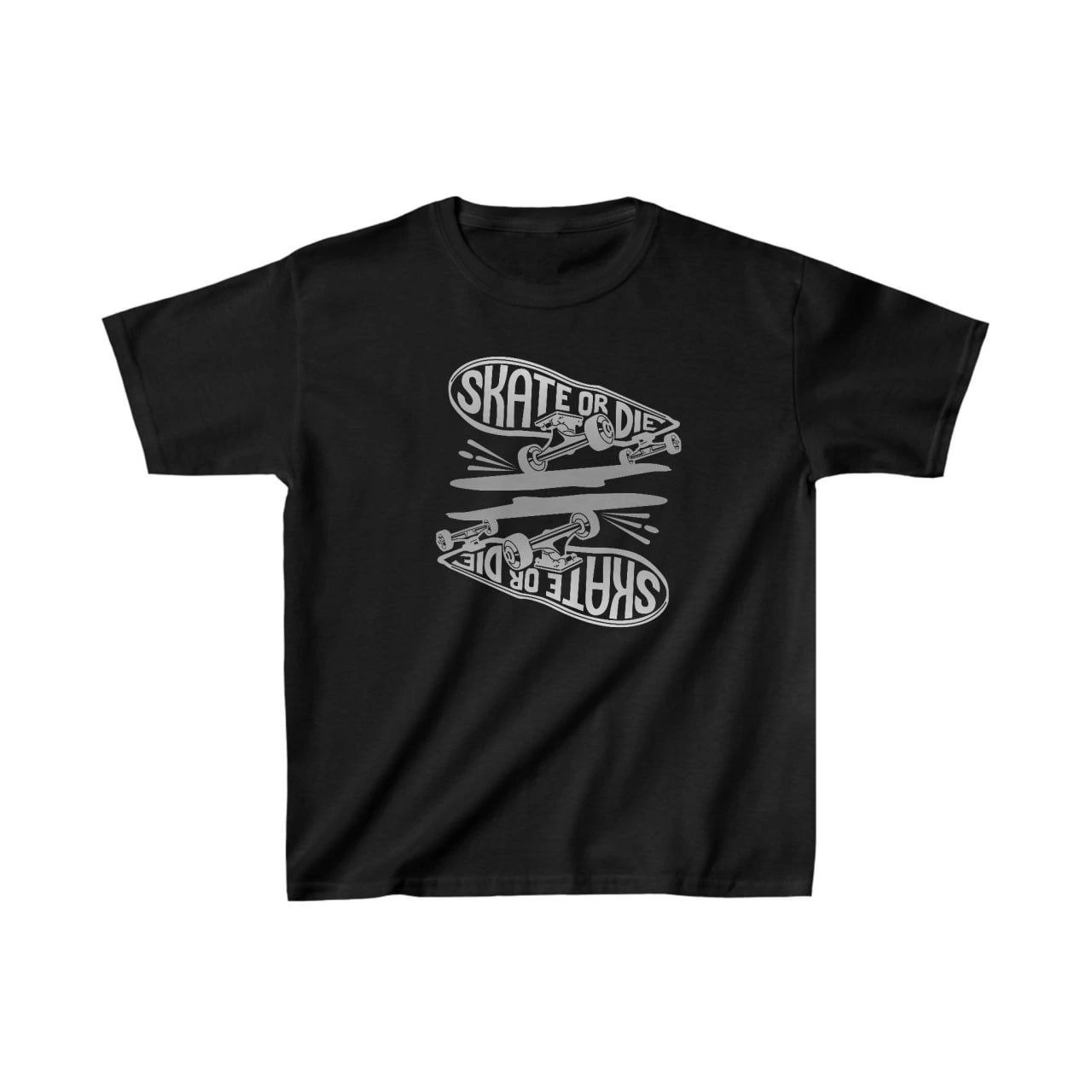 Unisex Kids' Printed T-Shirt - Black