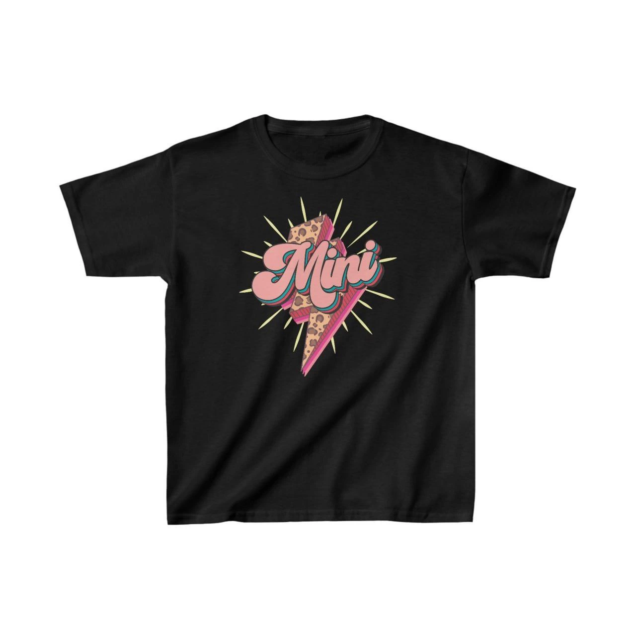 Unisex Kids' Printed T-Shirt - Black