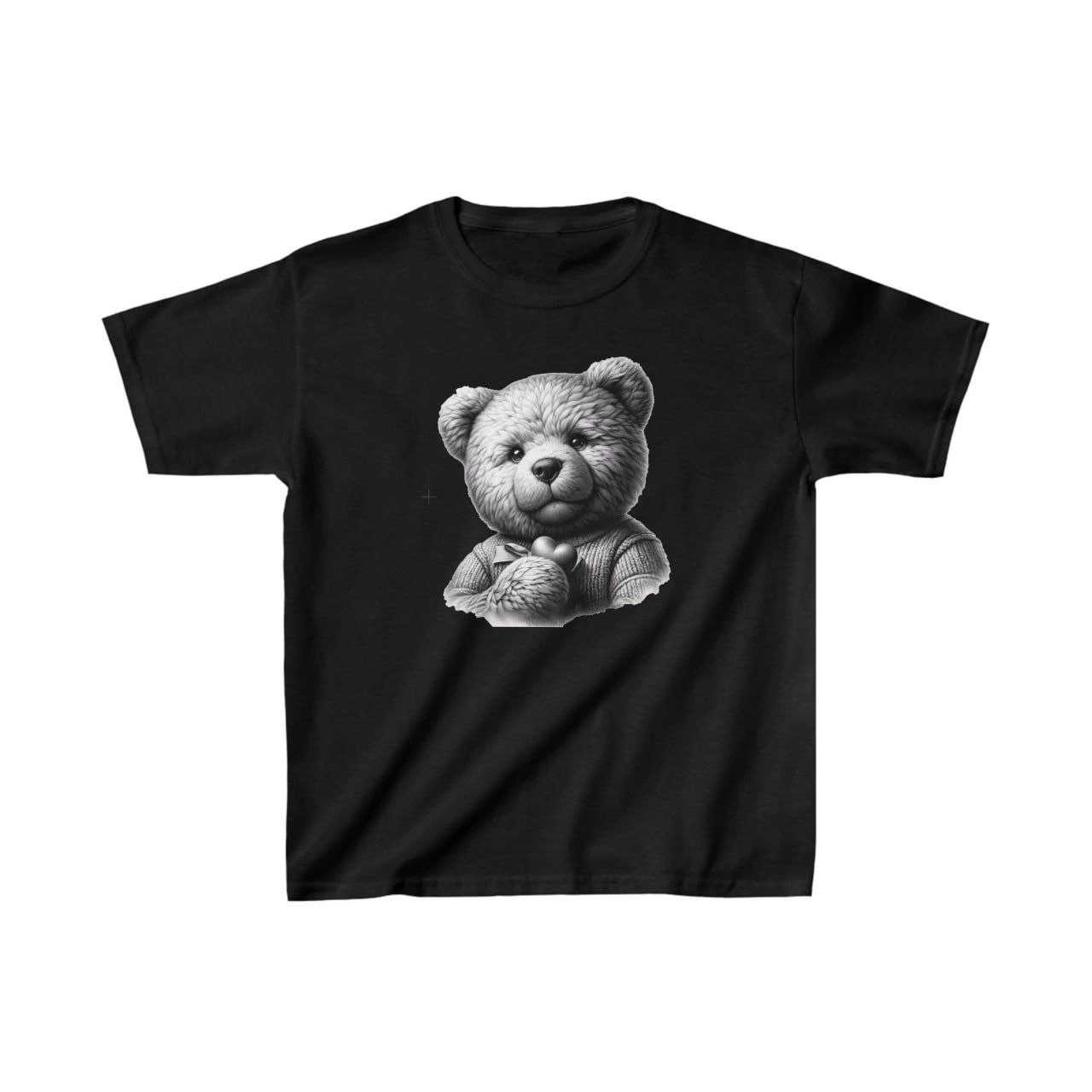 Unisex Kids' Printed T-Shirt - Black