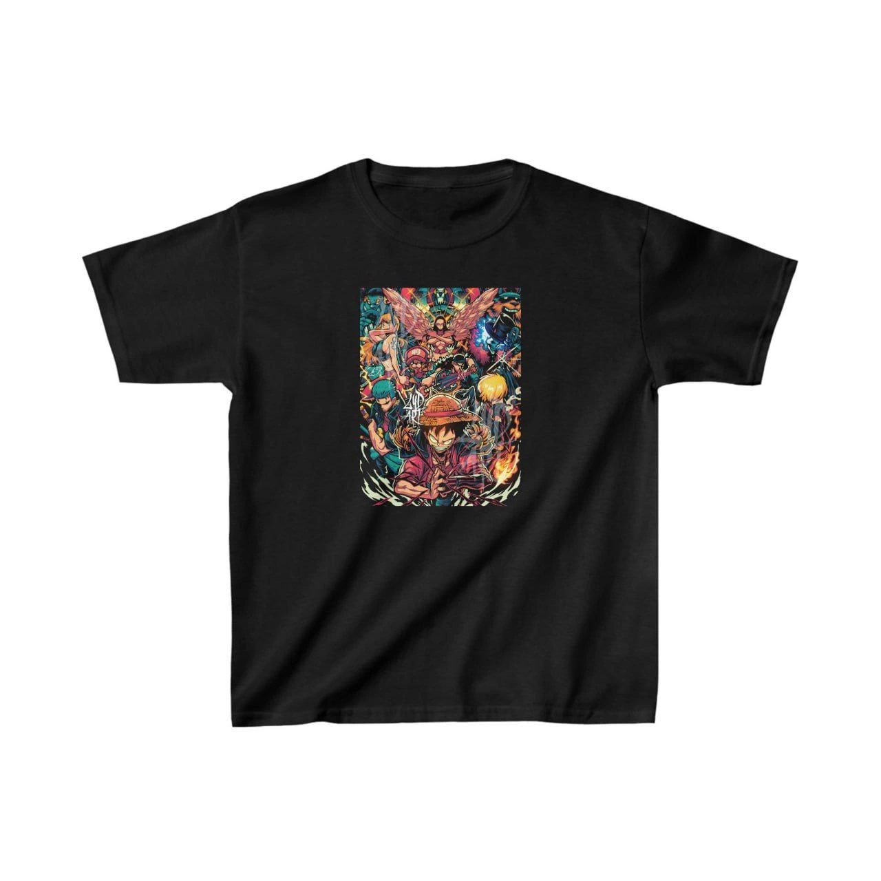 Unisex Kids' Printed T-Shirt - Black