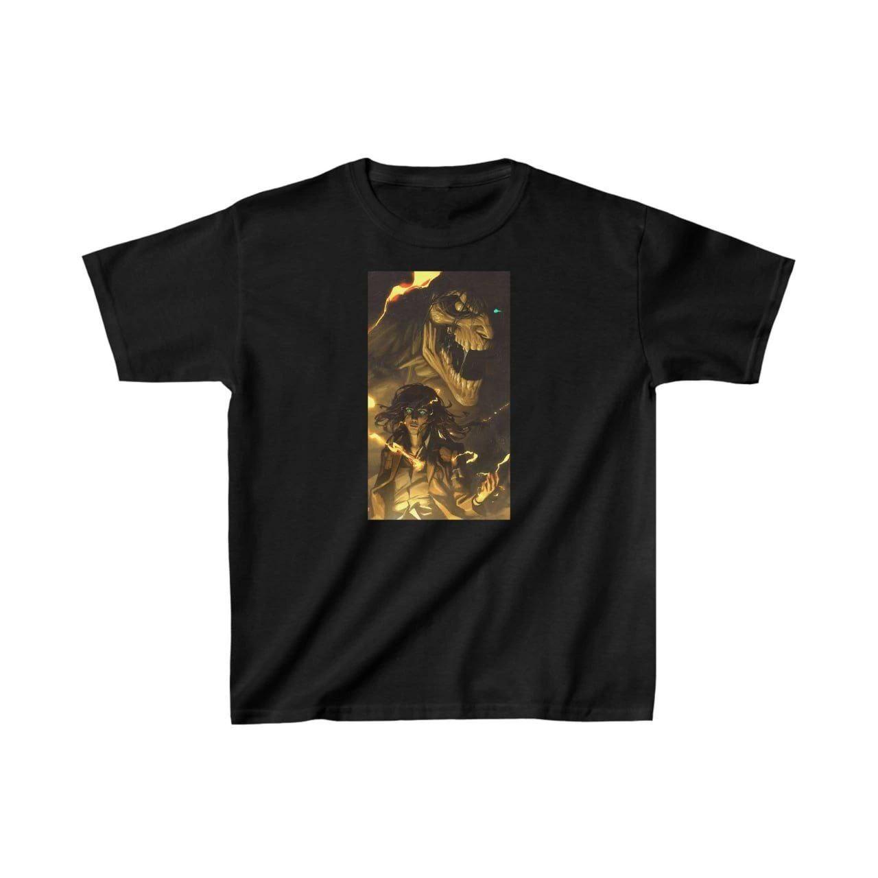 Unisex Kids' Printed T-Shirt - Black