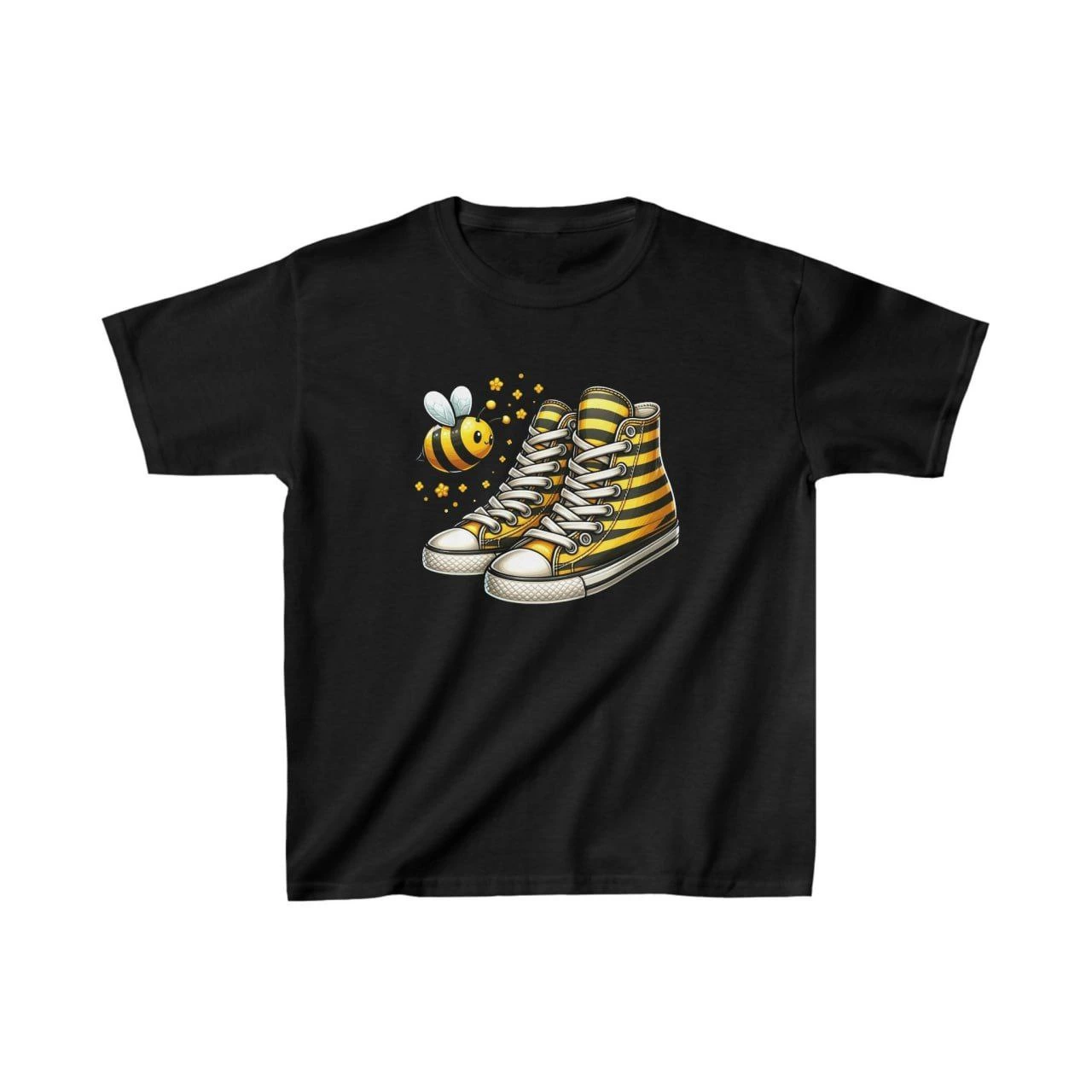 Unisex Kids' Printed T-Shirt - Black