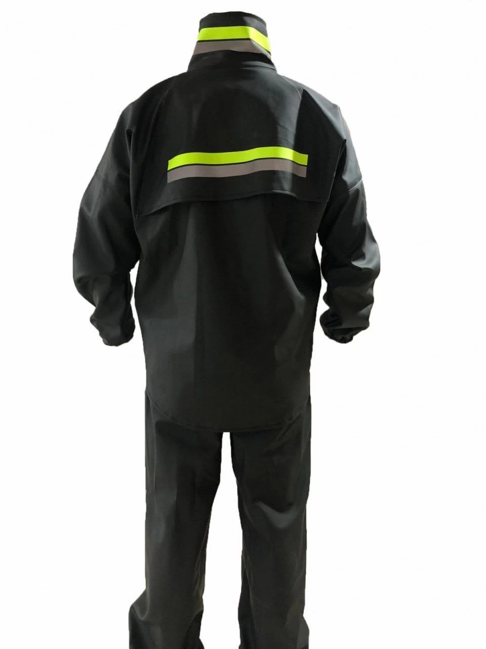 Motorcycle Courier Waterproof Rain Suit - Black