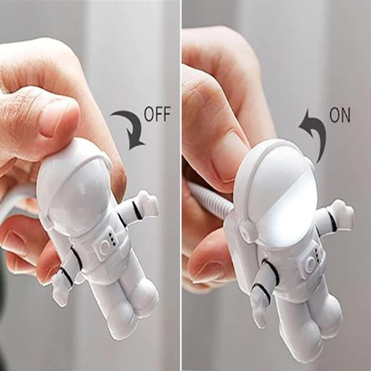 USB Astronaut Night Light, Desk Lamp, Book Reading Lamp (5347)