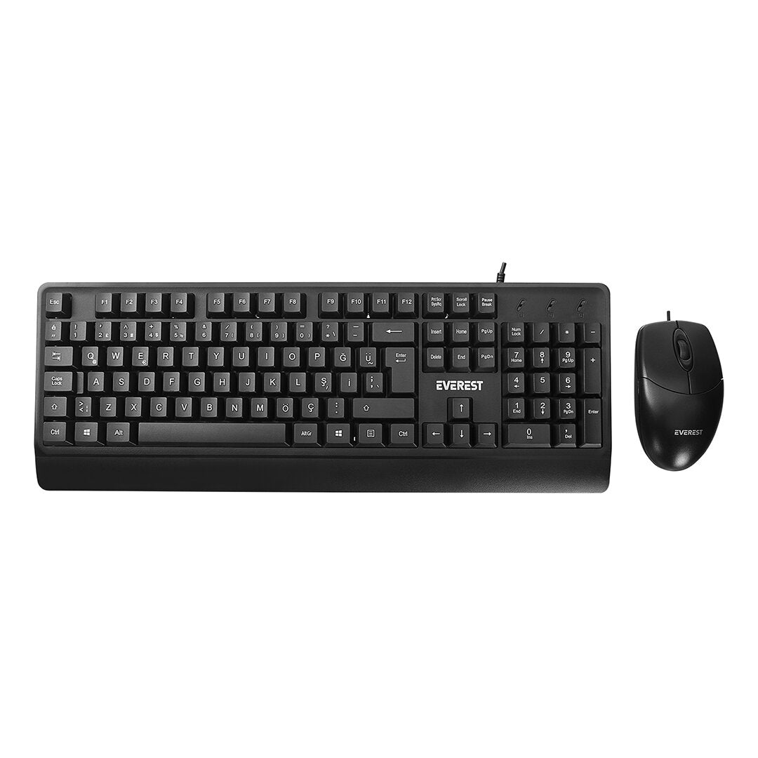 USB KABLOLU KLAVYE - MOUSE SET Q KLAVYE 3D - 1200DPI MOUSE (5347)