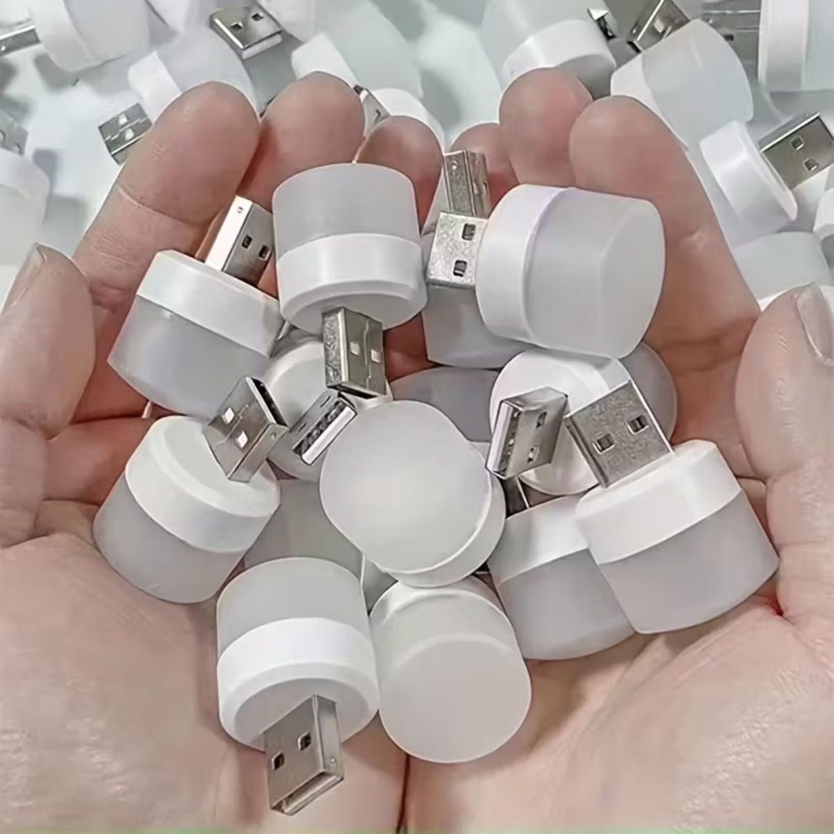 USB Mini Top LED 10-Light Set - Warm White Night Light, Energy-Saving Micro LED Lights (5347)