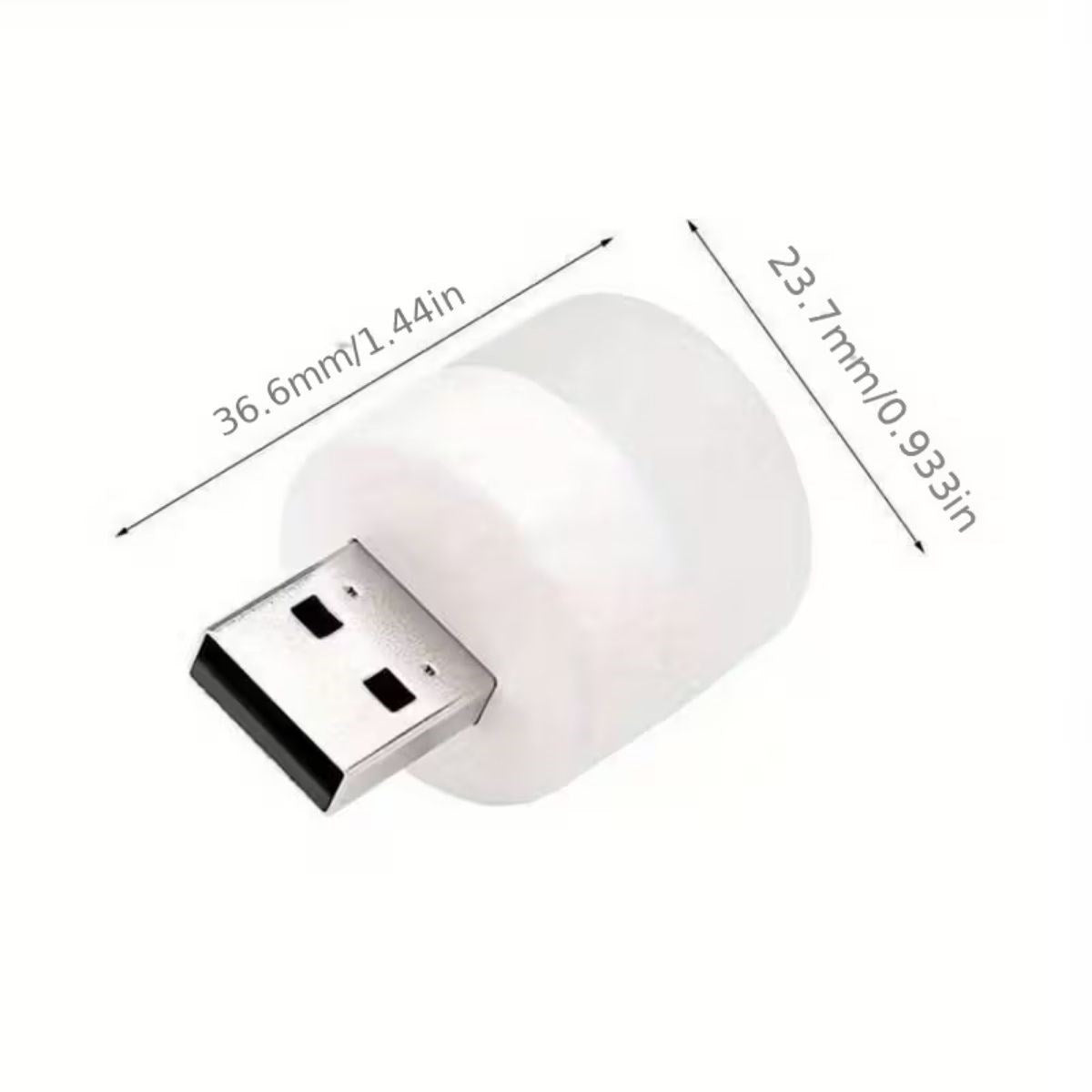USB Mini Top LED 10-Light Set - Warm White Night Light, Energy-Saving Micro LED Lights (5347)