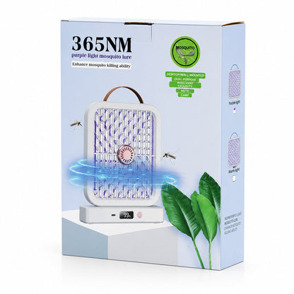 USB ŞARJLI - ELEKTRİK ÇARPMALI - DİJİTAL EKRAN ASMA APARAT - SESSİZ ÇALIŞMA UV IŞIKLI SİNEK KOVUCU HS-371 (5347)