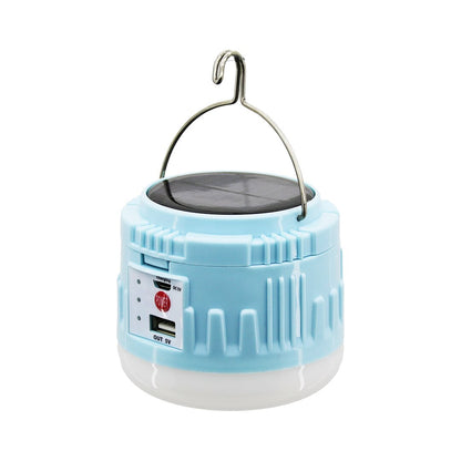 USB - SOLAR CHARGING HANGING CAMPING LAMP - POWER BANK (5347)