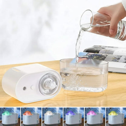 Uzay Ayısı 300 ML USB Hava Nemlendirici - LED Işıklı Masaüstü Buhar Makinesi, Yatak Odası & Çocuk Odası İçin Ortam Nemlendirici (5347)