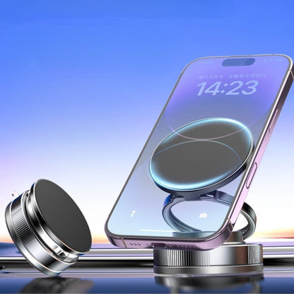 Vakumlu Manyetik Telefon Tutucu - Güçlü Vakum 360 Derece Döner Araç İçi Telefon Standı, Ultra Sabit Manyetik Destekli Mobil Cihaz Aparatı (5347)