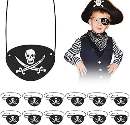 Vinlex Leather Pirate Eye Patch Eye Mask with Elastic (5347)
