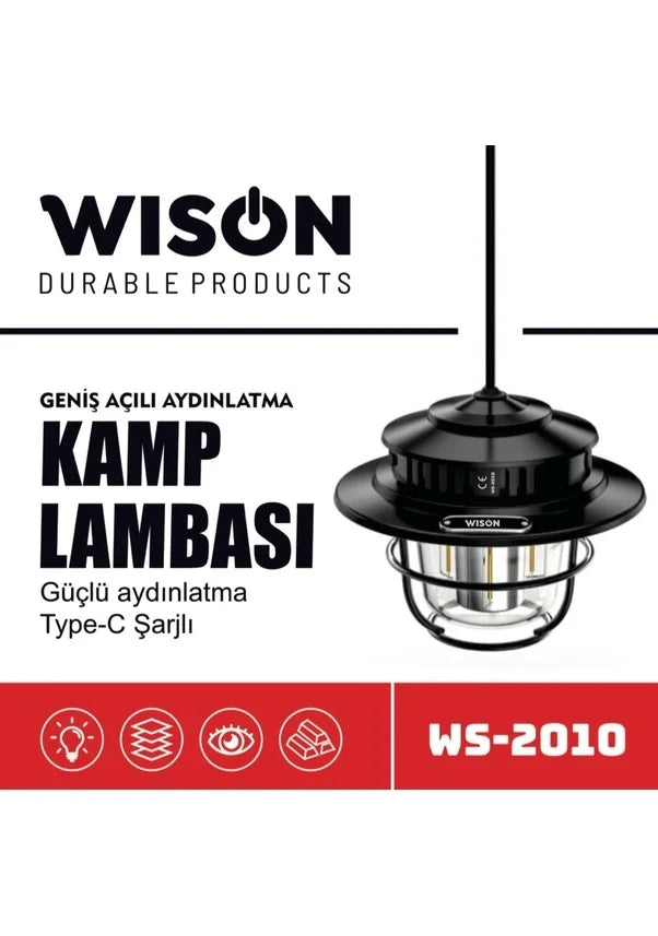 Wison WS-2010 Geniş Açılı Aydınlatma Kamp Lambası (5347)