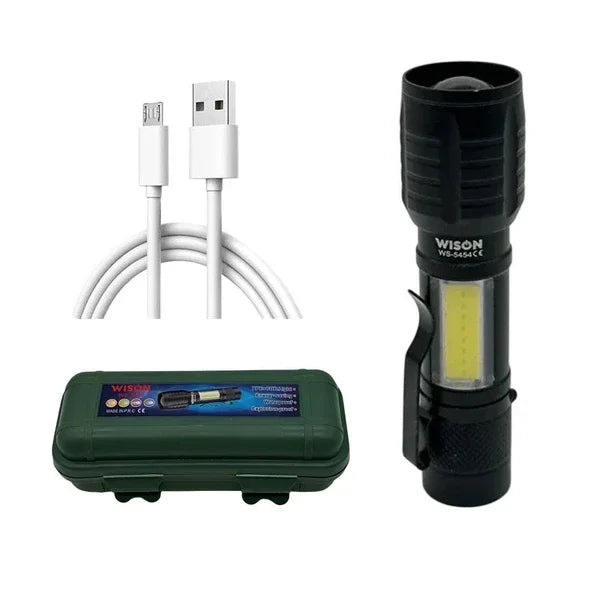 Wison WS-5454 LED Şarjlı Mini El Feneri (5347)