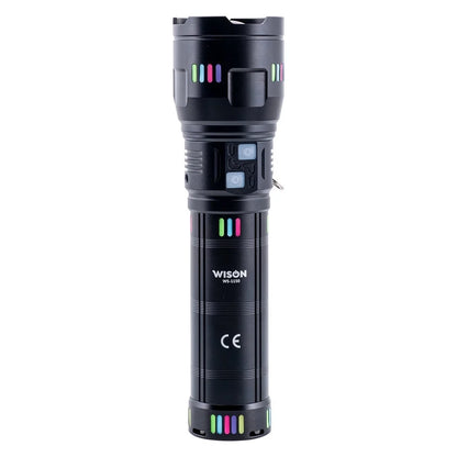 Ws-1150 Uzun Menzilli 60 Watt 5500 Lümen Profesyonel Güçlü El Feneri (5347)