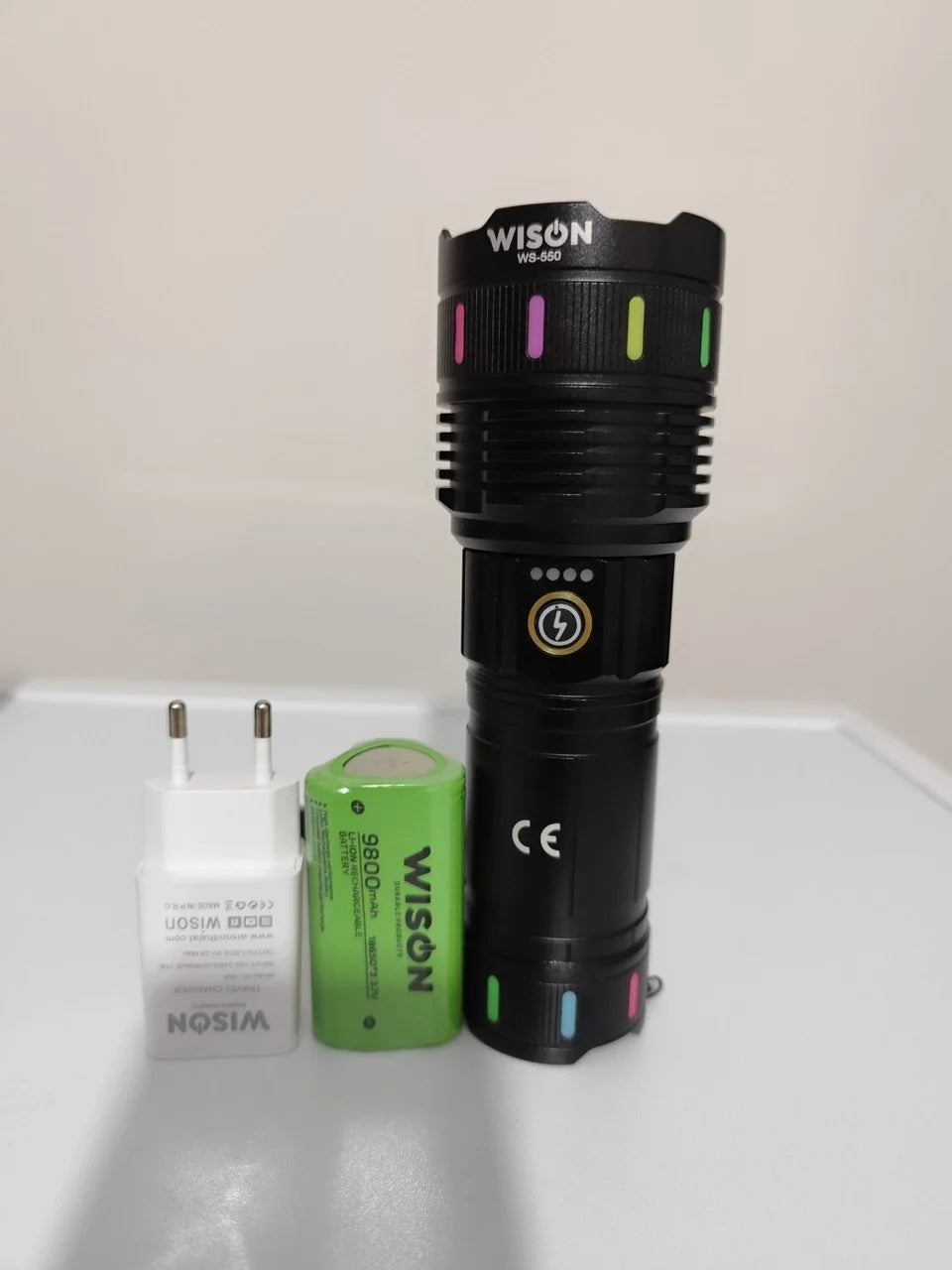 Ws-550 30w 3000 Lümen Zoomlu Profosyonel El Feneri (5347)