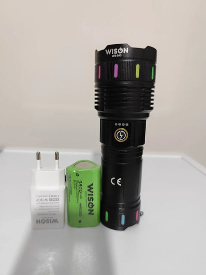 Ws-550 30w 3000 Lümen Zoomlu Profosyonel El Feneri (5347)