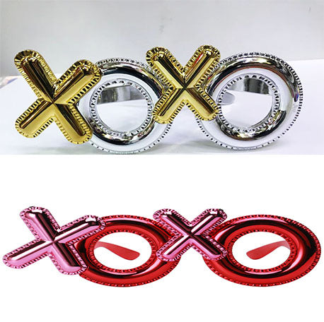 Xoxo Party Glasses 2 Colors 2 Pieces